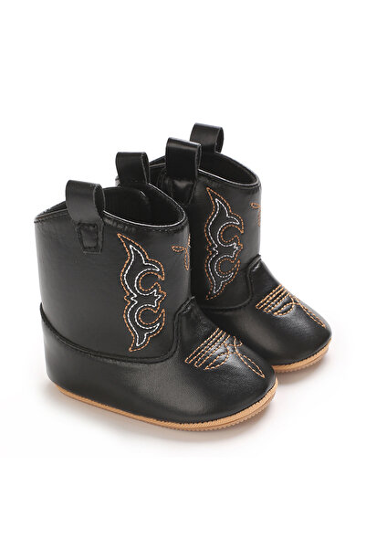 Choice 0-6 Months E-169 BLACK Western Denim Baby Winter Boots, Fashion Warm C...