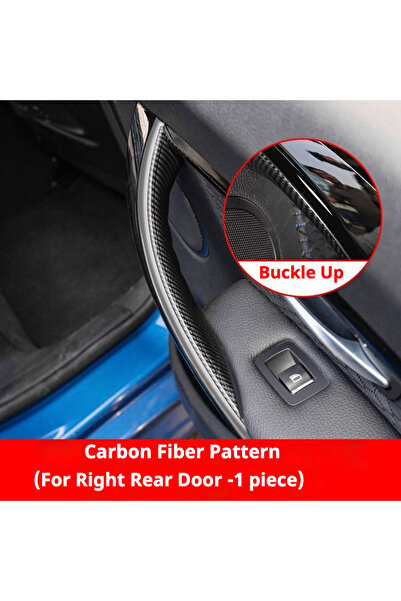 Choice Rear Right (Carbon) Car Interior Door Handles For BMW F30 F31 F32 F34 ...