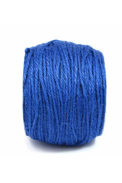 NO BRAND Λινάρι,λινάτσα κορδόνι 2mm /καρούλι 100 μέτρα - Μπλέ