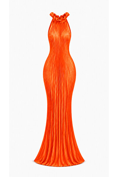 ROXELLİA Tangerine Glow Elbise