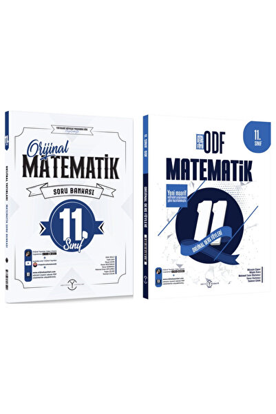 Orijinal Yayınları Orijinal 11. Sınıf Matematik Soru Bankası ve ODF-KDT Fasik...