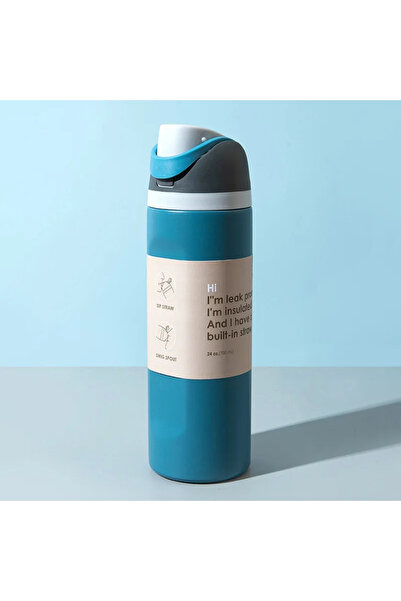 Choice Blue Best-selling Fruit Car Cup Stainless Steel Insulated Cup Large-ca...