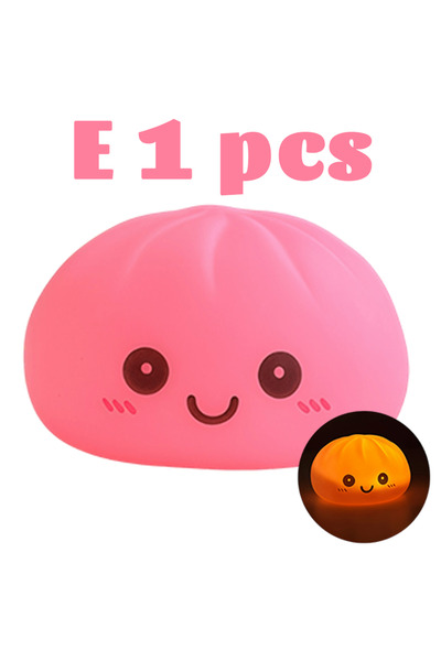 BANDAI E-1pcs 2027 New Dumpling Night Lights Glowing Dumplings Desktop Orname...