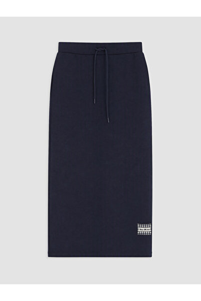 LC Waikiki Rmz Gi̇yi̇m Farkiyla Soft Touch Skirt with Waist Cord