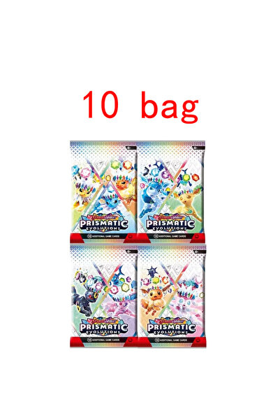 BANDAI 10 bag HOT! 360Pcs Pokemon Card Prismatic Evolutions PHANTASMAL FLAMES...