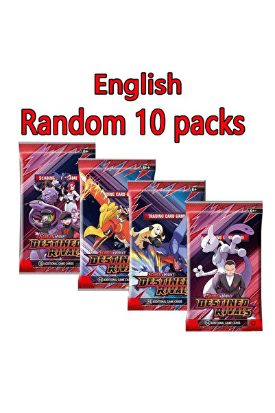 Choice English 10 packs-3 10 Packs Pokémon Bright Stars151 Prismatic Evolutio...