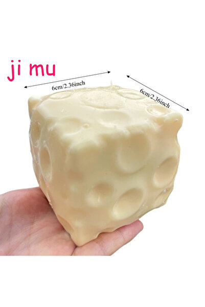 Choice 1PC Cheese Peanut Squishy Crunchy Stress Ball Squeeze Toy Handmade Squ...