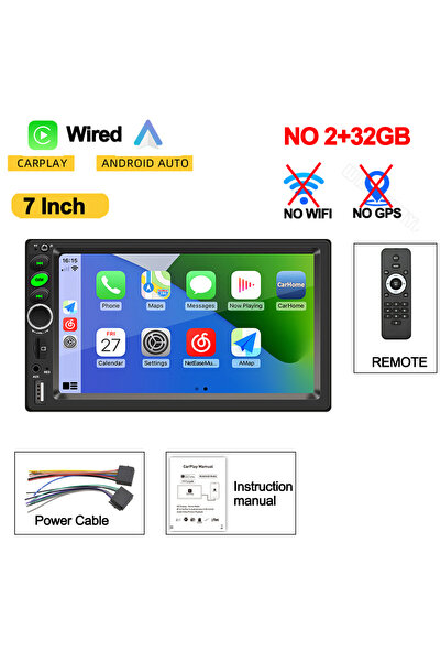 Choice 7Inch-NO 2-32G-MP5 7/9/10 Inch Universal Android 13 Car Radio 32G/64G ...