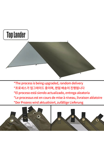 Choice 3x3m Olive Green 4x4m 5x3m 4x3m 3x3m Ultralight Waterproof Tarp Tent L...