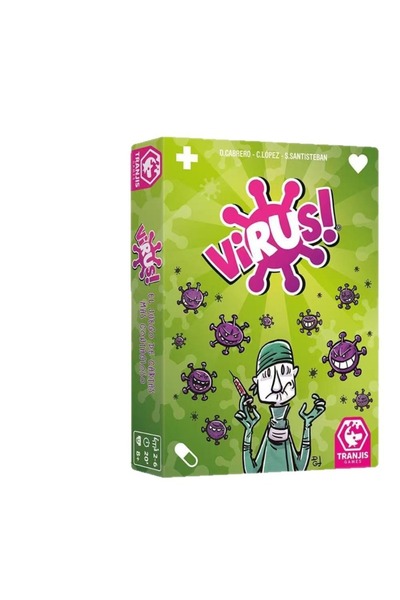 Choice B-1PCS Family Strategy Card Game Set Virus Series 1&2 & Halloween Adul...