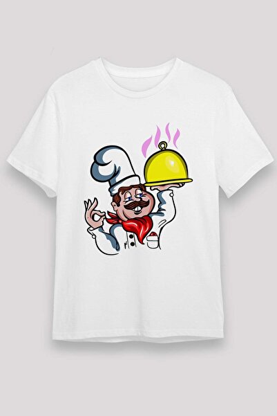 Darkhane Chef White Unisex T-Shirt T-Shirt
