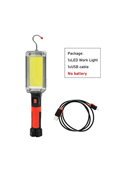 Choice Without battery COB Work Light Led Floodlight Rechargeable Portable La...
