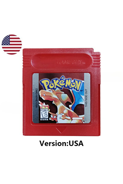 Choice Red USA HOT USA ESP FRA GBC Pokemon Cartridge Bundle Red/Blue/Crystal/...
