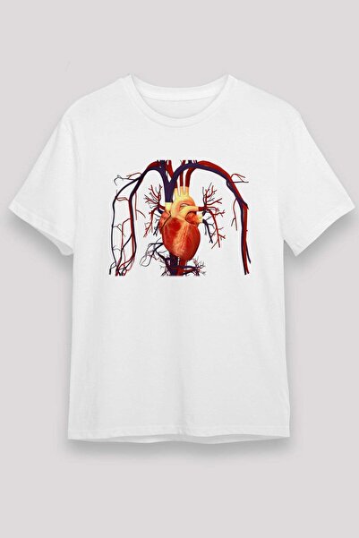 Darkhane Cardiologist White Unisex T-Shirt T-Shirt