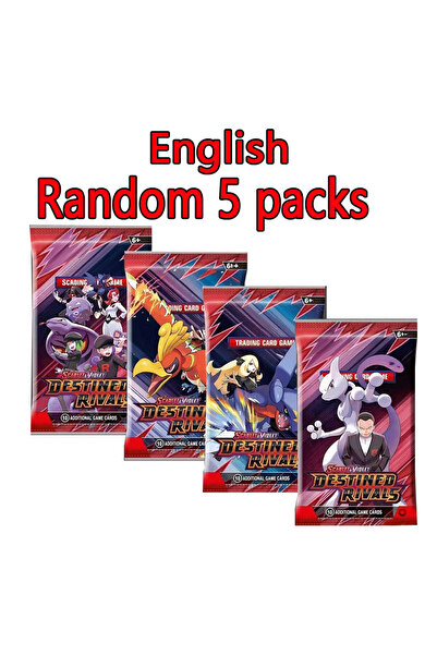 Choice English 5 packs-03 10 Packs Pokémon Bright Stars151 Prismatic Evolutio...