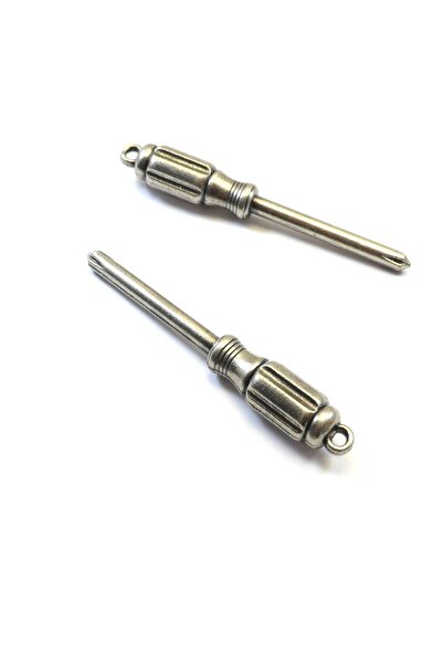 NO BRAND Κατσαβίδι μεταλλικό κρεμαστό 9x68mm - Ασημί