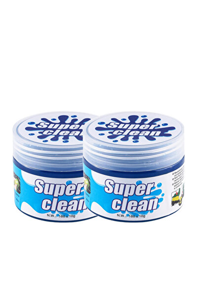 Choice 160g 2pcs Car Cleaning Soft gel Duster To Removes Interior Cleaning Ma...