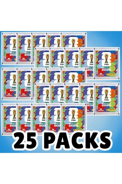 Choice 25 packs(no album) Panini 2026 FIFA World Cup Sticker Sealed Box 50 Pa...