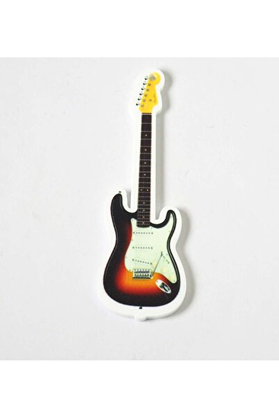 NO BRAND Ηλεκτρική κιθάρα Fender καφέ plexiglass κρεμαστό 74x26mm