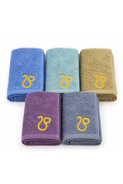 Hotel Supplier Set 5 prosoape de mâini și bucătărie cu broderie Leu, 30 × 50 ...