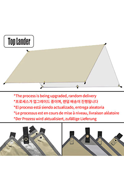 Choice 3x5m Light Khaki 4x4m 5x3m 4x3m 3x3m Ultralight Waterproof Tarp Tent L...