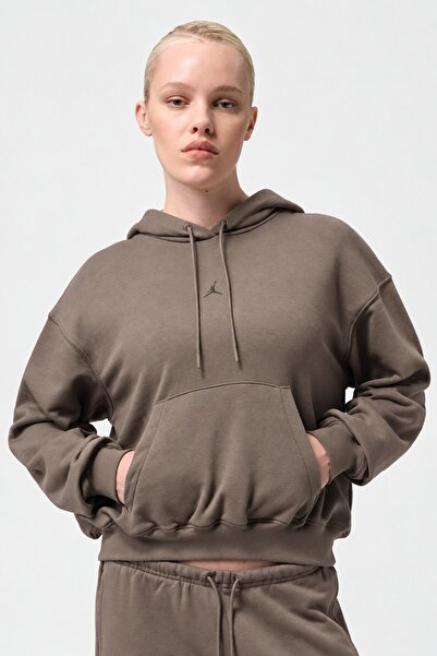 Nike Air Jordan Crossover Dri-Fit Loose Fit Womens Sweatshirt Kapüşonlu Bol K...