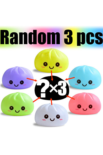 BANDAI random 3pcs 2027 New Dumpling Night Lights Glowing Dumplings Desktop O...