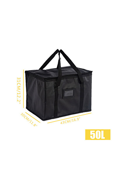 Choice 50L Portable Large Food Delivery Bag Insulated Pizza Takeaway Heat Bag...