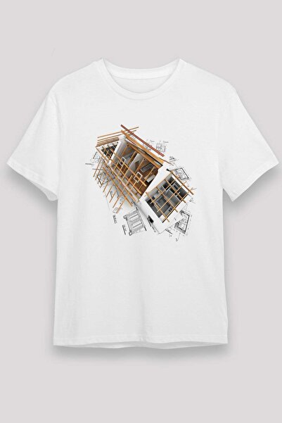 Darkhane Architect White Unisex T-Shirt T-Shirt
