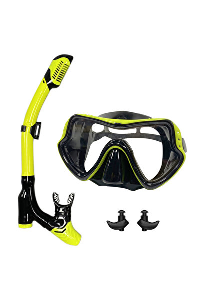 Choice Yellowish black QYQ Diving Mask Professional Snorkel Diving Mask and S...