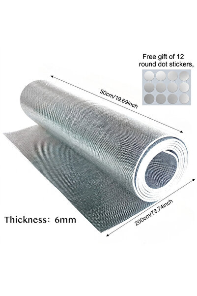 Choice 6mm-50x200cm 6/9mm-50x200cm Double-Sided Reflective Aluminum Foil Ther...