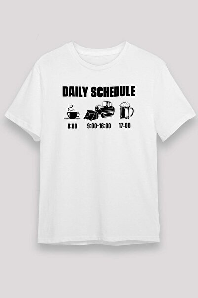 Darkhane Bulldozer Operator White Unisex T-Shirt T-Shirt