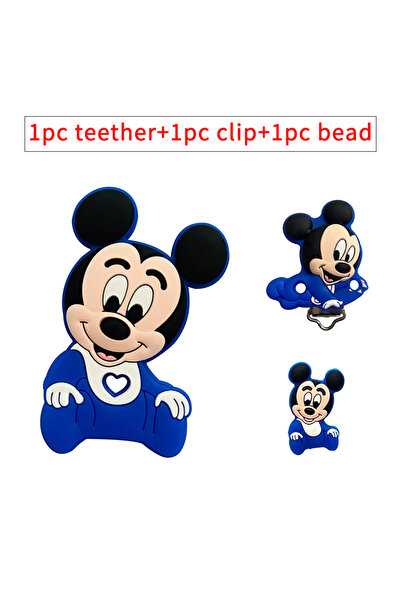 Choice 3pcs 16 3pcs/set Silicone Cartoon Teether Nipple Clip Beads DIY Pacifi...