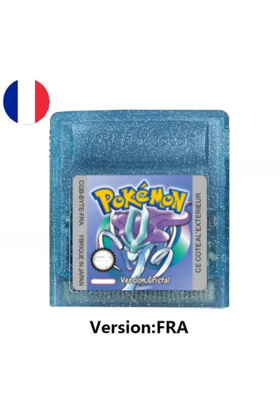 Choice Cristal FRA HOT USA ESP FRA GBC Pokemon Cartridge Bundle Red/Blue/Crys...