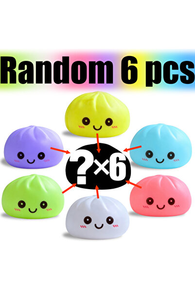 BANDAI random 6pcs 2027 New Dumpling Night Lights Glowing Dumplings Desktop O...