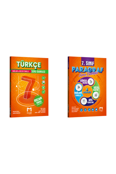Mozaik Yayınları 7. Sınıf Türkçe ve Paragraf Soru Bankası Seti 2027