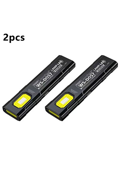 Choice black 2pcs Multi Functional Work Light LED Magnetic Red Blue Flashing ...