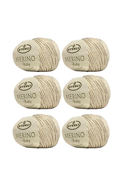 Stenli Merino Baby - fir de tricotat x 6 buc.