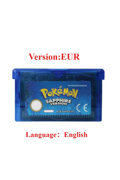BANDAI Sapphire-EUR Pokemon Series Emerald FireRed Leafgreen Ruby Sapphire 5 ...