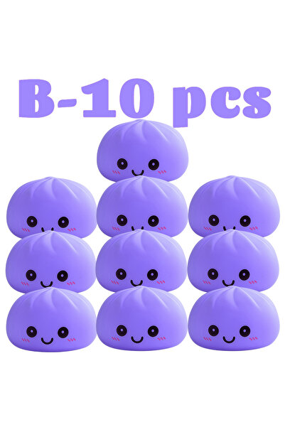 BANDAI B-10pcs 2027 New Dumpling Night Lights Glowing Dumplings Desktop Ornam...