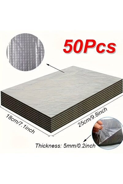 Choice 50pcs 50PCS Value Pack Car Soundproof Insulation Mat for Vehicles Heat...
