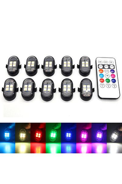 Choice RGB 10x RGB Car Interior Lights with Wireless Remote, Larger Battery &...