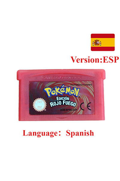 BANDAI ROJO FUEGO-ESP Pokemon Series Emerald FireRed Leafgreen Ruby Sapphire ...
