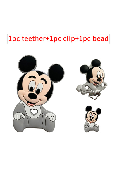 Choice 3pcs 17 3pcs/set Silicone Cartoon Teether Nipple Clip Beads DIY Pacifi...