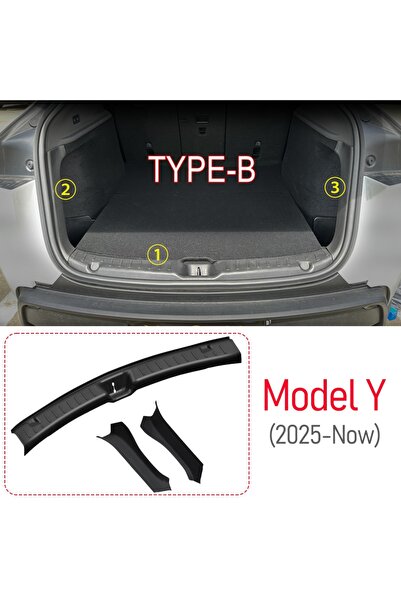 Choice 3pcs Full Seat B For Tesla Model Y Juniper 2025 2026 Trunk Threshold S...