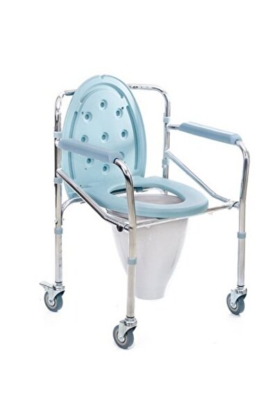 Medikaltec Comfort Plus Alaturka Tuvaletli Sandalye - Uzun Kovalı, Çelik Gövde