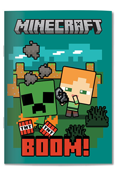 MINECRAFT Boom B/5 разлинован тефтер, 40 листа