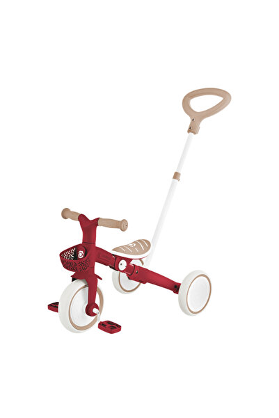 Globber Learning Trike 3in1 Plus Ecologic Bisiklet - Vintage Kırmızı
