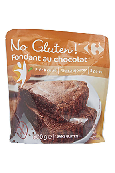 Carrefour Amestec pentru prăjitură de ciocolată fără gluten Carrefour, 500 g
