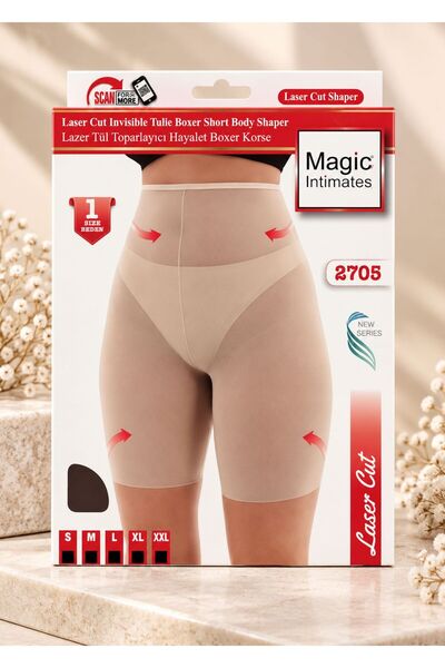 Magic intimates lazer tül hayalet boxer korse